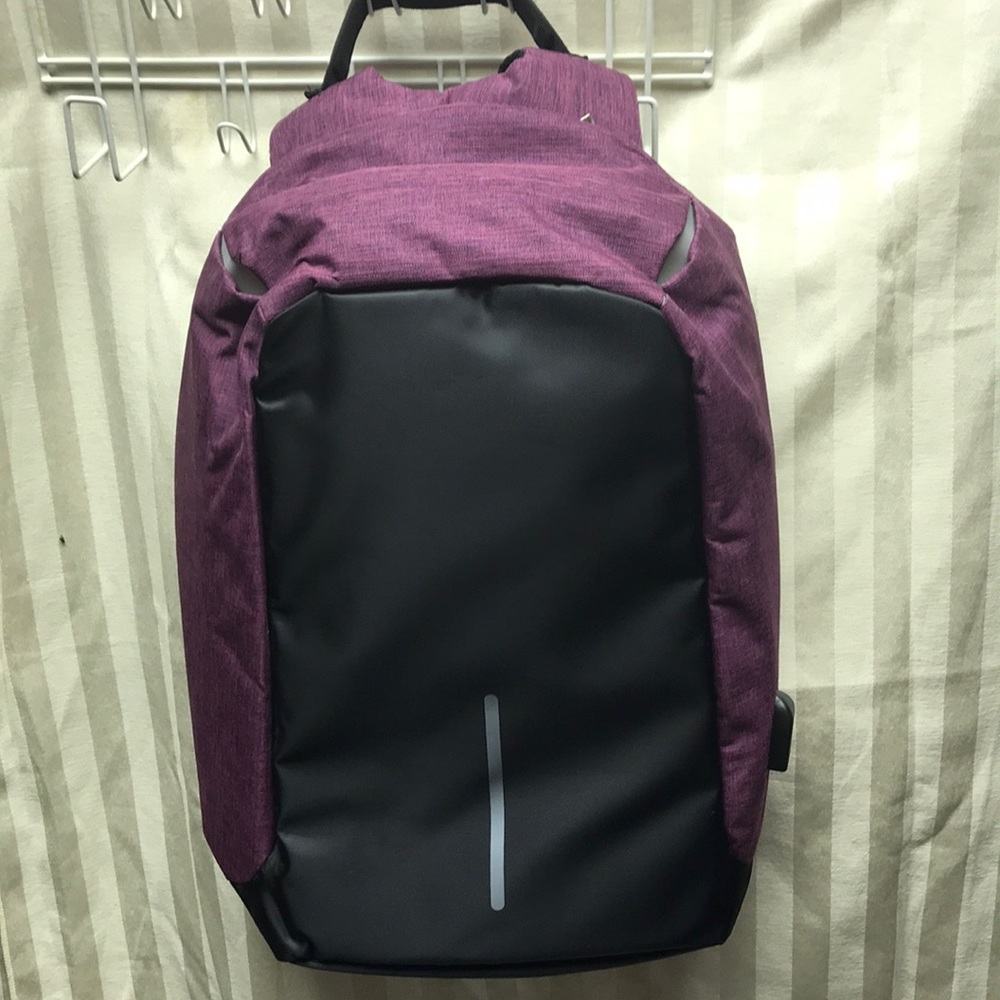 Anti theft Backpack with USB port. New